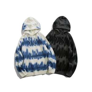 2025 Best Sellers Oversize <b>Wool</b> Custom MenHoodie Unisex <b>Tie</b> Dyed Hoodies for Women Pullover Hoodie OEM Service - Product Image 1