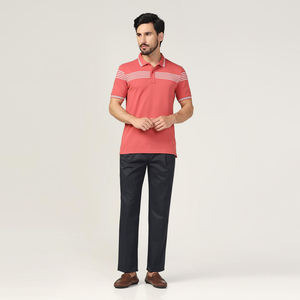 Camiseta de Golf Casual de Manga Corta para Hombre, 100% Algodón Tejido, con Logotipo Impreso Digital Personalizado en la Parte Delantera, de Secado Rápido, Directo de Fábrica - Product Image 5