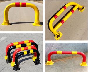 Coche reflectante de acero manual sin estacionamiento bolardo espacio lote bloqueo barrera de estacionamiento - Product Image 5