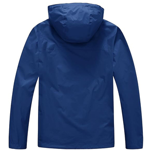 <b>Men's</b> Hooded Racer <b>Jacket</b> Spring <b>Waterproof</b> Windproof Breathable Quick-Dry Eco-Friendly Anti-UV 100% Polyester Casual Outdoor - Product Image 2