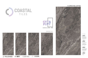 Gạch sứ cao cấp chất lượng cao cho nội thất bền 600x1200x9mm Kích thước hiện đại 'cà phê florent'-Cà phê <span class=keywords><strong>Florentine</strong></span> sang trọng - Product Image 2