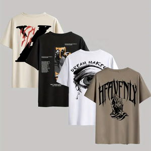 Venta al por mayor de alta calidad de los hombres 100% algodón impreso cuello redondo personalizado de algodón de talla grande gráfico de los hombres Camisetas De Pakistán - Product Image 4