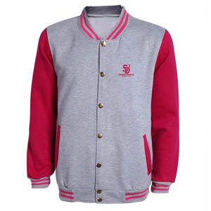 Dernière conception, veste de baseball pour homme en coton/laine de haute qualité, respirante, brodée, surdimensionnée, automne - Product Image 1