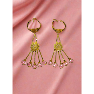 Dernière arrivée Bague avec plaqué or 22 carats Design traditionnel Porter des bijoux de mariée à vendre par les exportateurs indiens - Product Image 1