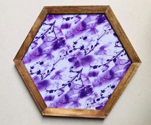 ถาดเสิร์ฟอาหารแผ่นกระดาน MFD พร้อมสติกเกอร์เคลือบพิมพ์ลายถาดกาแฟทันสมัยสำหรับร้านอาหารและโรงแรม - Product Image 4