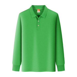 Camisa de golf de manga larga, uniforme de trabajo de poliéster de algodón de alta calidad personalizado, camisetas de golf, polos informales de negocios para hombres - Product Image 5