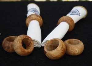 ชุดแหวนใส่ผ้าเช็ดปาก6ชิ้นพร้อมห่วงใส่ผ้าเช็ดปากทำจากไม้รูปหัวใจตกแต่งโต๊ะสำหรับห้องครัวของขวัญตกแต่งโต๊ะในฟาร์ม - Product Image 2