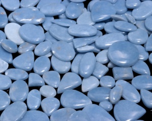 Lote de cabujón de ópalo azul de tamaño libre Natural para la fabricación de joyas, venta al por mayor, Ópalo Owyhee pulida de piedra preciosa, piedra curativa Reiki - Product Image 3