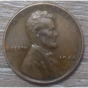 1944 Lincoln lúa mì Penny với tai chuông Knob hiếm và đặc biệt đồng xu cho Đồng tiền hoạt động trò chơi - Product Image 3