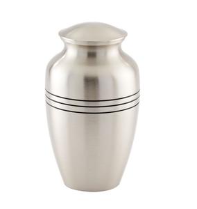 Gold Radiance Engraved Design Brass Cremation Urns With Black Color Metal <b>Keepsake</b> <b>Ashes</b> Urn - Product Image 2