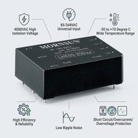 Alimentation électrique CC à double sortie Mornsun LHE05-20D0505-01, alimentation SMPS 5V, entrée 85-264VAC, isolation élevée 4000VAC, module compact