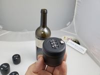 Serrure à mot de passe pour bouteille de vin Serrure à combinaison Bouchon de vin Bouchon sous vide