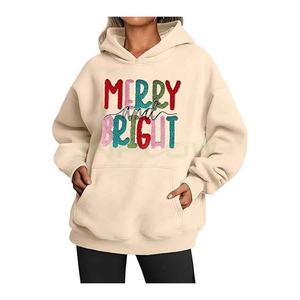 Sudadera con capucha de diseño bordado personalizado costura Premium material cálido y cómodo ideal para ropa informal de viaje o moda de invierno - Product Image 3