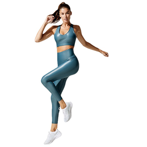 2025 Trendin' Yoga Set Venta al por mayor Fitness Athletic Mujeres Gimnasio Ropa deportiva 2 piezas Sport Yoga Sets - Product Image 3