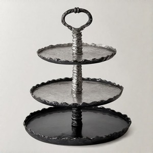 TierElegance Lightweight 3-<b>Tier</b> <b>Cake</b> <b>Stand</b> in Marble White Ins Style Home Decor for Weddings and Parties <b>Cake</b> Tools - Product Image 1