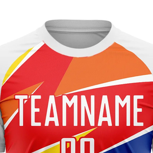 Maillot de football à manches courtes pour l'entraînement, 100% polyester, taille adulte, maillot de football pour vêtements de sport, service OEM - Product Image 4