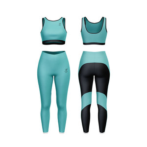À la mode femmes Yoga ensemble respirant vêtements de sport pour l'exercice et Pilates doux sans couture femmes Yoga ensemble - Product Image 1