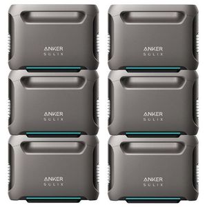 Gran Descuento de Fábrica: Batería de Expansión SOLIX F3800 6x, 3840 Vatios-Hora, Inversor de Onda Sinusoidal Pura 2000W/3000W para Uso Doméstico Solar - Product Image 3