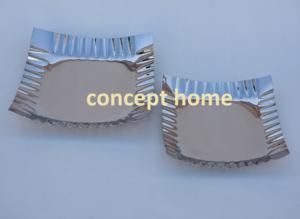 Plato de Frutas Creativo de Diseño Ins, Hecho a Mano en Acero Inoxidable, Ecológico, Duradero, Multiusos, Base para Tazón de Dulces con Forma de Hoja de Loto - Product Image 5