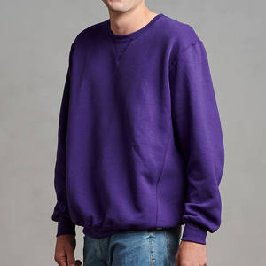 เสื้อสเวตเตอร์ของผู้ชายเสื้อสเวตเตอร์คอกลมแบบสวมหัวเสื้อสเวตเตอร์ลำลองน้ำหนักเบาสีพื้นสำหรับผู้ชาย - Product Image 4