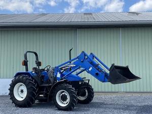 NEW HOLLAND TL100/Tractor usado 4X4wd New Holland T110 con cargador y equipo agrícola Maquinaria agrícola a la venta - Product Image 2