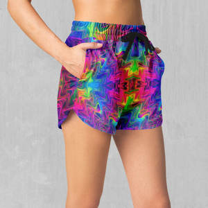 Ropa informal para exteriores, pantalones cortos de sublimación para mujer, pantalones cortos con estampado de sublimación de verano para mujer de etiqueta privada para mujer - Product Image 4