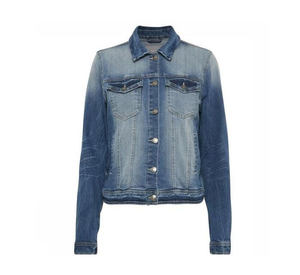 Veste en jean pour femme, design personnalisé, 100% coton, veste en jean décontractée, solide, de haute qualité, haut en jean - Product Image 4
