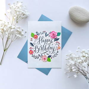 Tarjeta de regalo de papel de Vietnam de felicitación de cumpleaños hecha a mano - Product Image 6