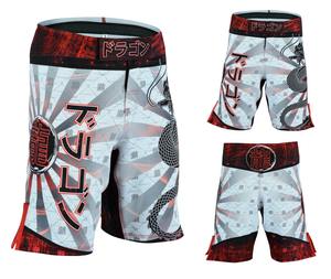 Short de combat MMA sublimé direct d'usine Short d'entraînement et de compétition à impression intégrale vibrante - Product Image 1