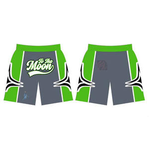 Shorts de basket-ball en maille de polyester pour hommes, imprimés par sublimation épais, brodés, vêtements de sport d'été - Product Image 1