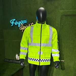 เสื้อกั๊กนิรภัยสะท้อนแสงเรืองแสง ANSI Class 1 LED แฟลชกันน้ำโพลีเอสเตอร์ออกแบบได้ตามที่ต้องการ - Product Image 1