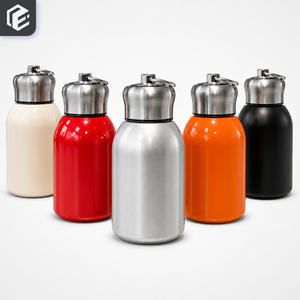 Linda Botella Infantil de Acero Inoxidable de 280 ml con Diseño de Vientre Gordo, Termo Portátil de Doble Pared con Aislamiento al Vacío para la Escuela y Viajes - Product Image 1