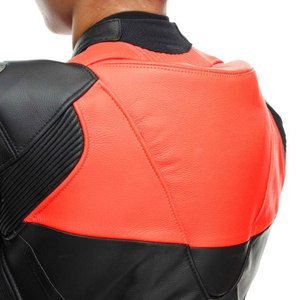 Traje de carreras de motos personalizado blanco para hombre, protecciones de armadura CE, cuero de vaca genuino, equipo de motociclismo multicolor - Product Image 4