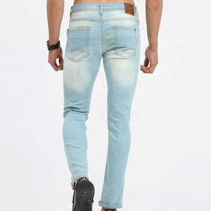 Custom Men's Slim Fit <b>Jeans</b> Pants Top Fashion Casual Cotton Straight Style Hip Hop Feature Made in Pakistan - Product Image 4