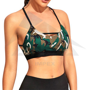 Soutien-gorge de sublimation avec logo personnalisé soutien-gorge de yoga et course à pied par sublimation pour femmes soutien-gorge de sport et d'entraînement respirant pour femmes vente en gros - Product Image 3