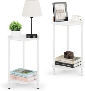 Hot Selling Modern <b>Rustic</b> Wood Marble Stone Top <b>Coffee</b> <b>Table</b> Sleek Metal Frame New Arrival Side <b>Table</b> Living Room Dining Use - Product Image 1