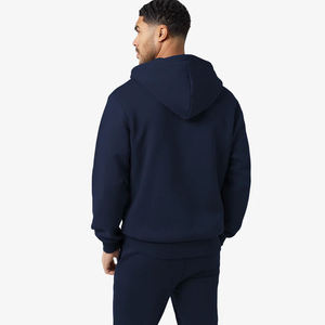 Conjuntos Deportivos de Dos Piezas de Color Sólido de Alta Calidad, Sudadera con Capucha y Cremallera Completa, Traje para Correr, Conjuntos Deportivos Personalizados para Hombre - Product Image 5