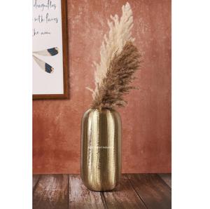 Florero de Metal de Diseño Elegante para Decoración del Hogar y Mesa de Boda, Florero Cilíndrico Chapado en Oro para Decoración de Piso - Product Image 2