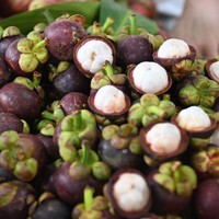 Thailand Beste Biologische Verse Mangosteen, in doos verpakt, natuurlijk zoet en voedzaam, Khey Taladthai Graad A, 8kg, 1-2 weken houdbaarheid