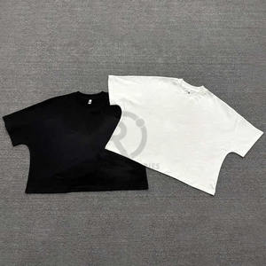 T-shirt d'été pour hommes T-shirt surdimensionné avec impression personnalisée Tee Shirts personnalisés 100% Cotton Boxy Fit T-shirt Manufacturer - Product Image 5