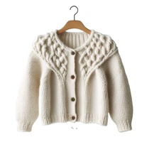 Veste bomber unisexe exceptionnelle en laine mérinos avec col montant pour l'hiver en plein air, pour enfants - Chaleur et style vintage