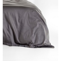 HAMMERFEST Fabriqué en Italie, ensemble de housse de couette en coton satiné de haute qualité 100%, durable, toutes saisons, comprend des taies d'oreiller (50x80cm)
