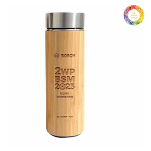 ขวดไม้ไผ่เก็บความร้อนไม้ไผ่แบบพกพาพร้อมการตกแต่งภายในที่เป็นสแตนเลสเหมาะสำหรับใส่ชา - Product Image 4