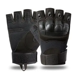 Hard Knuckle Finger less Climbing Outdoor Sport Workout Jagd Schießen Kampf Half Finger Tactical Gloves