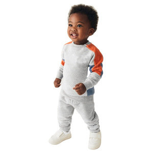 Survêtement en coton de meilleure qualité pour enfants tout-petits Nouveau design avec couleurs contrastées Survêtements pour enfants de tous âges 2 à 16 ans - Product Image 1
