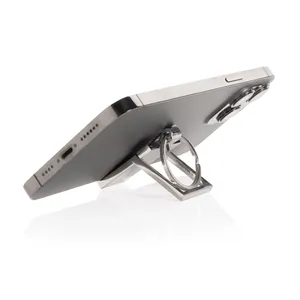 Porte-clés en métal durable avec support de téléphone, gadgets écologiques RCS - Product Image 6