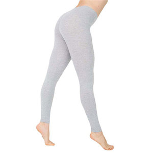 Femmes taille haute pleine longueur Yoga Gym entraînement Fitness pantalon meilleure qualité taille élastique fermeture solide vêtement teint Leggings - Product Image 3