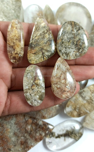 Natural jardín cuarzo cabujón curación cristal cuarzo venta al por mayor a granel suelta piedra preciosa Chakra espiritual Reiki crudo - Product Image 4