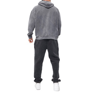 Prix de gros Acid Wash Hoodie Pour Hommes Poids Lourd Hommes Blanc Regular Fit Luxe Hommes Acid Washed Hoodie 2026 - Product Image 6