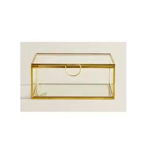 <b>Glass</b> Jewelry <b>Box</b> Metal Jewelry Storage <b>Box</b> for Home Decor Handmade - Product Image 5